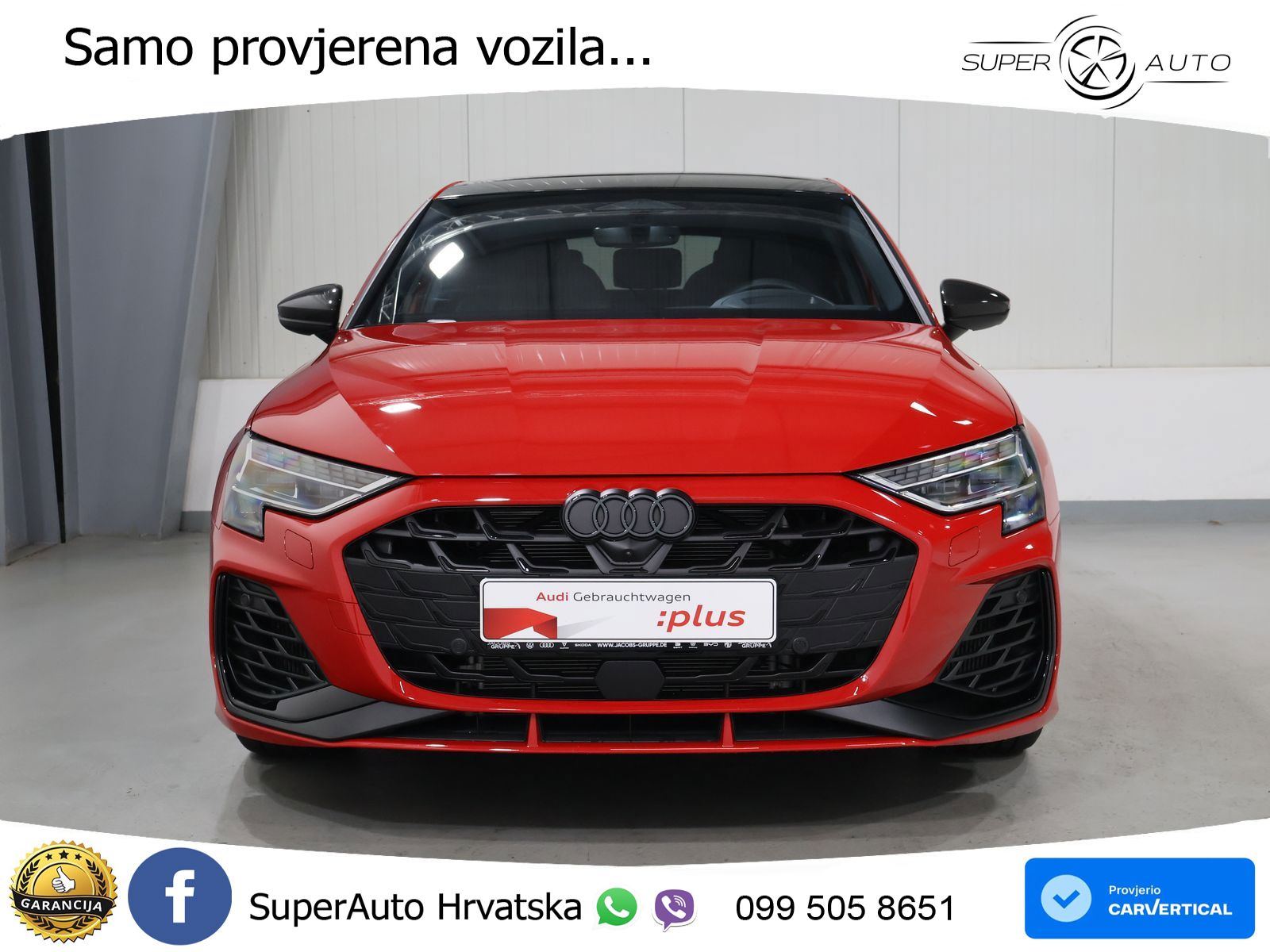 Audi S3 2.0 TFSI (333 KS) quattro S tronic MATRIX+GR SJED+KAM