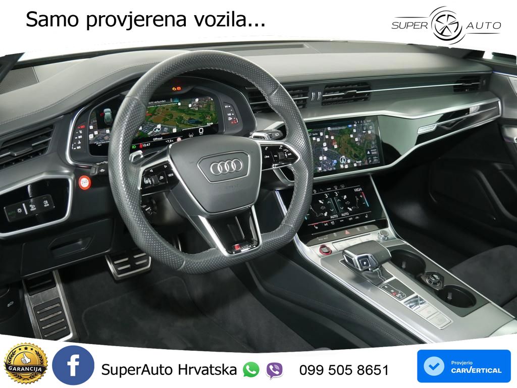 Audi RS6 Avant 4.0 TFSI V8 (600 KS) quattro Tiptronic Kuka ZRAČNI+ACC+4xGR SJED+360