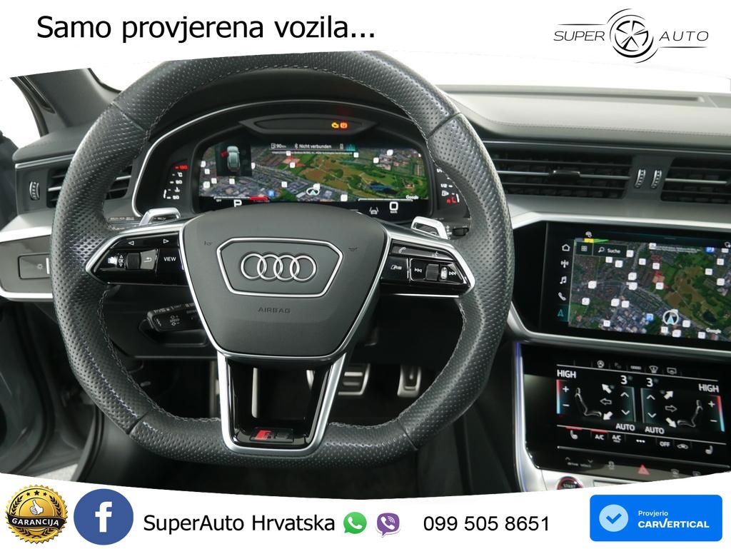 Audi RS6 Avant 4.0 TFSI V8 (600 KS) quattro Tiptronic Kuka ZRAČNI+ACC+4xGR SJED+360
