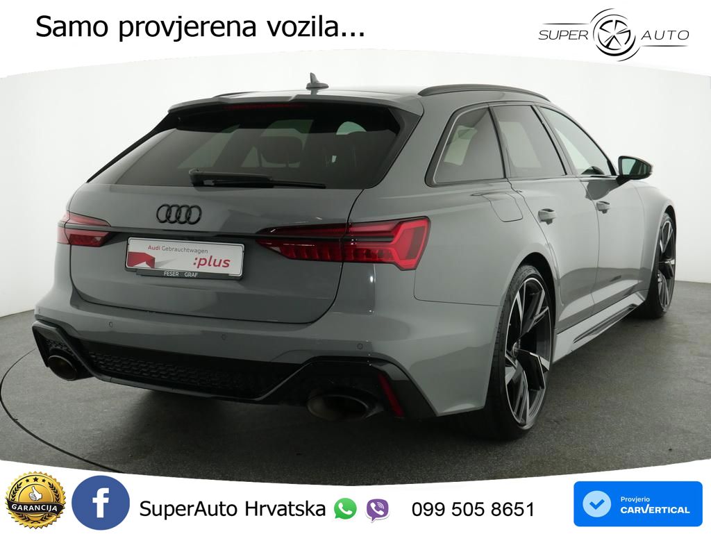 Audi RS6 Avant 4.0 TFSI V8 (600 KS) quattro Tiptronic Kuka ZRAČNI+ACC+4xGR SJED+360