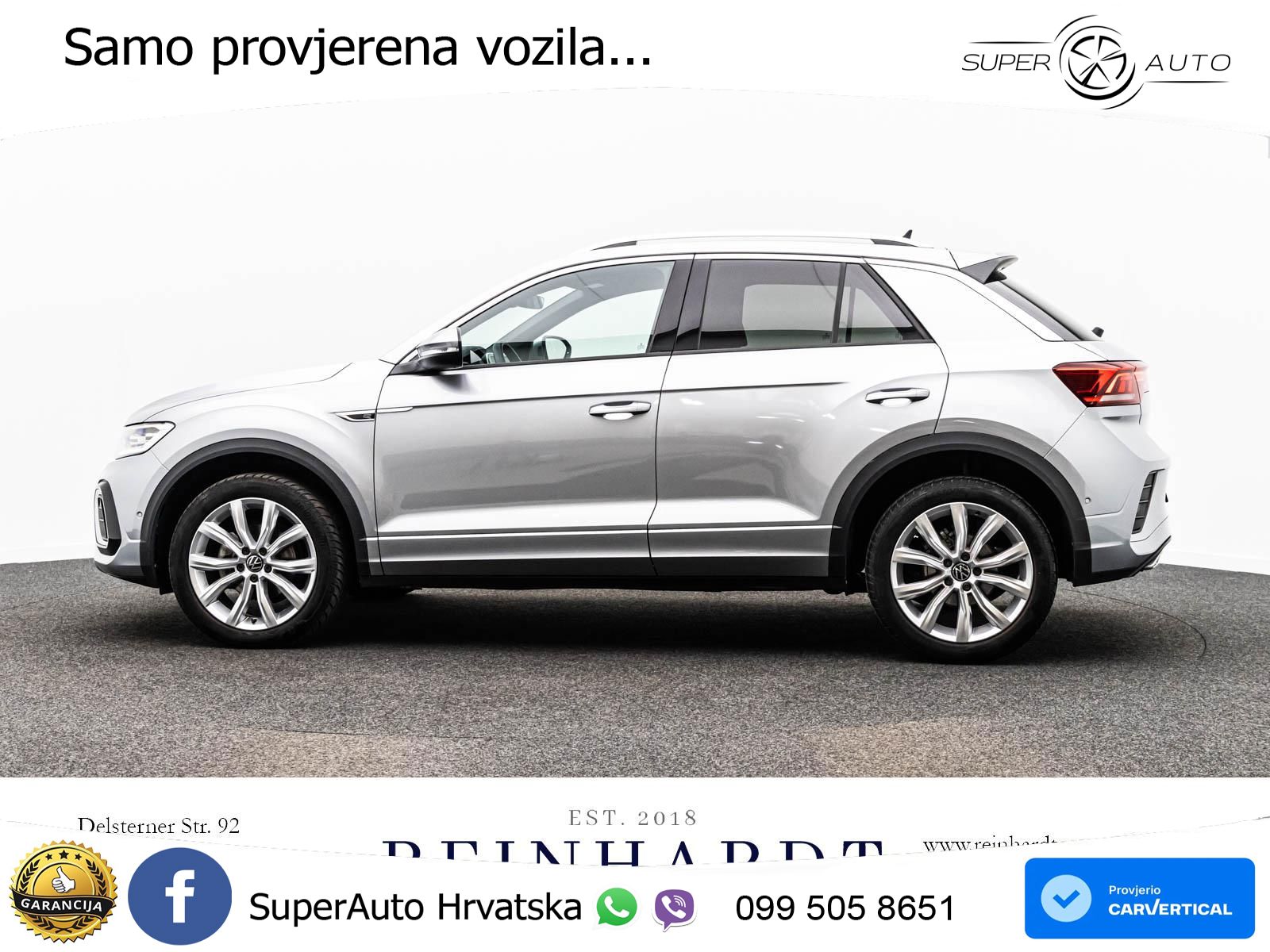 Volkswagen T-Roc 1.5 TSI (150 KS) DSG R-Line LED+GR SJED+ACC