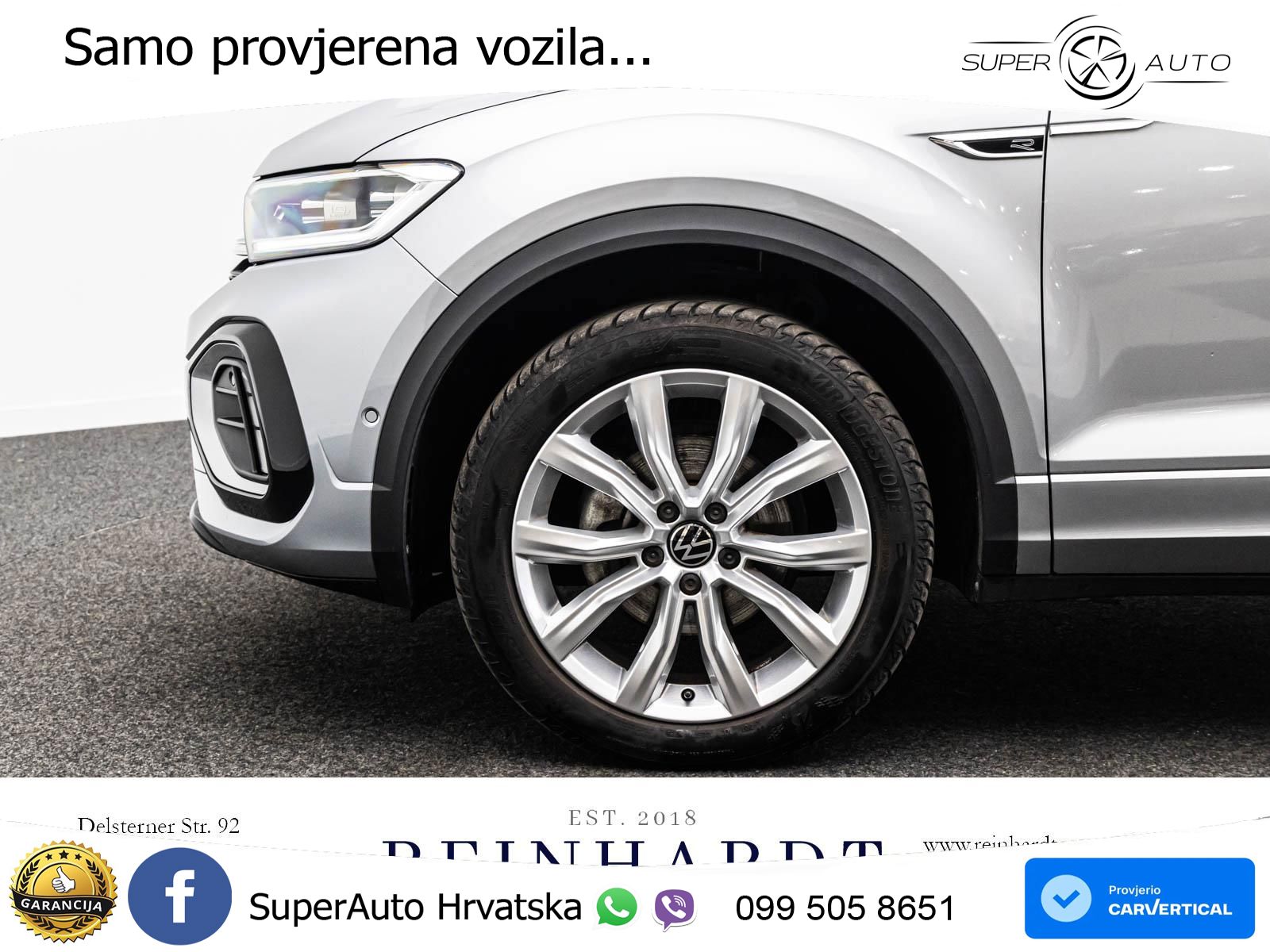 Volkswagen T-Roc 1.5 TSI (150 KS) DSG R-Line LED+GR SJED+ACC