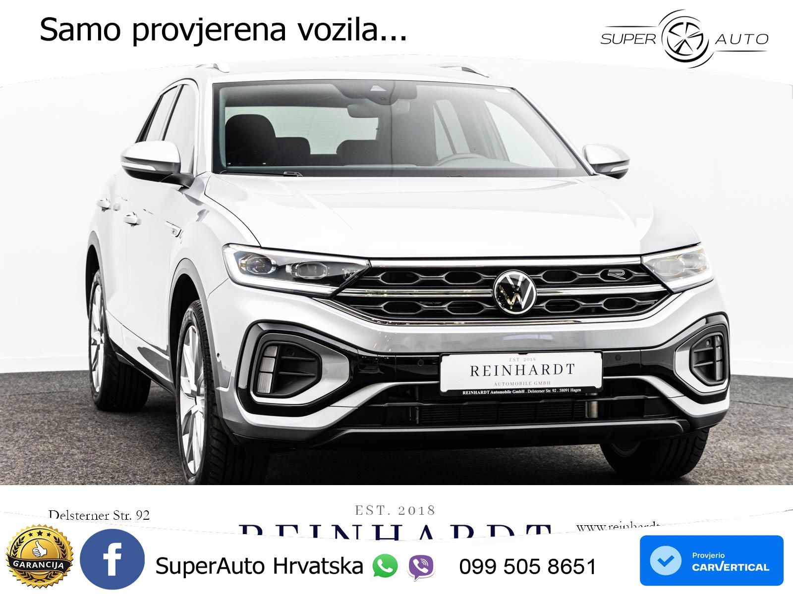 Volkswagen T-Roc 1.5 TSI (150 KS) DSG R-Line LED+GR SJED+ACC