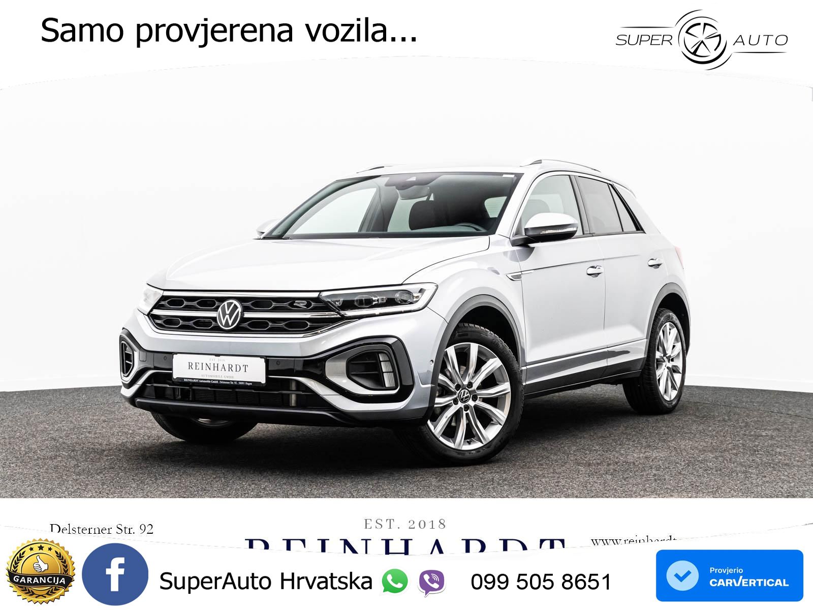 Volkswagen T-Roc 1.5 TSI (150 KS) DSG R-Line LED+GR SJED+ACC