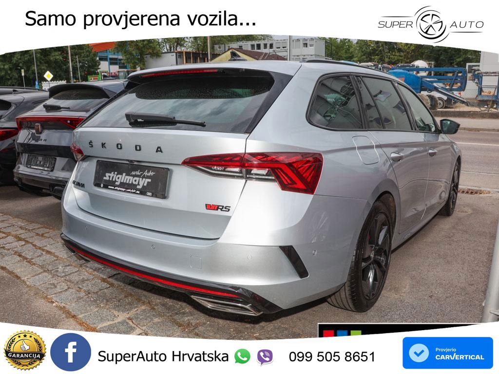Škoda Octavia Combi RS 2.0 TDI (200 KS) DSG LED+GR SJED+ACC
