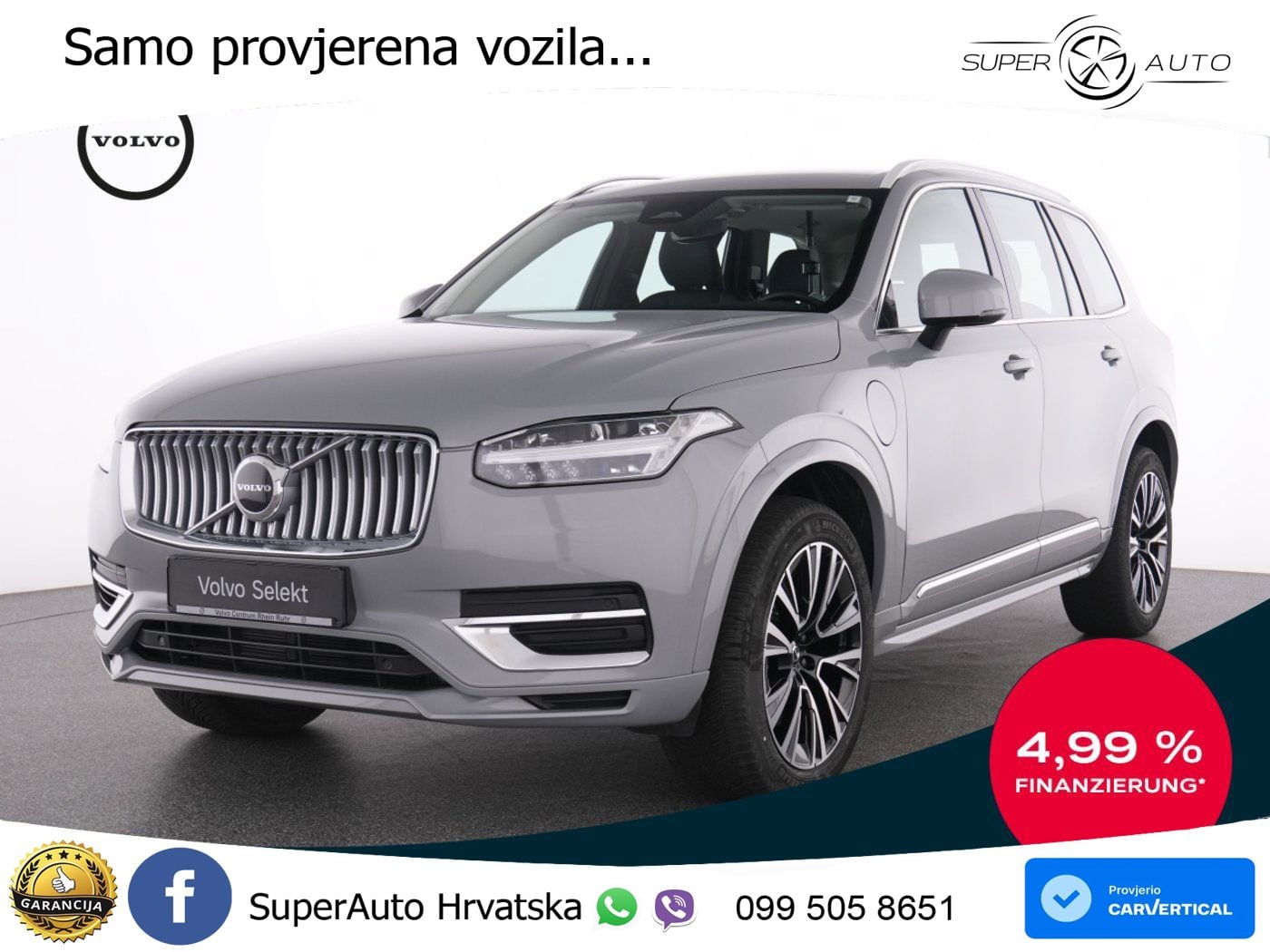 Volvo XC90 2.0 T8 AWD Automatic LED+GR SJED+ACC