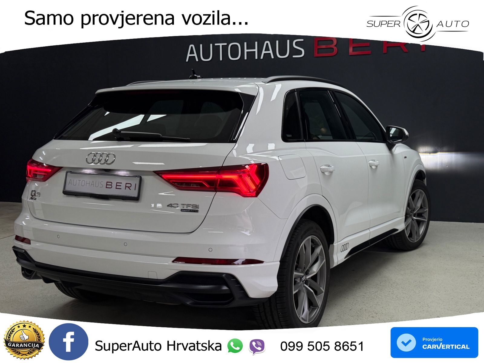 Audi Q3 40 TFSI (190 KS) quattro S tronic S line