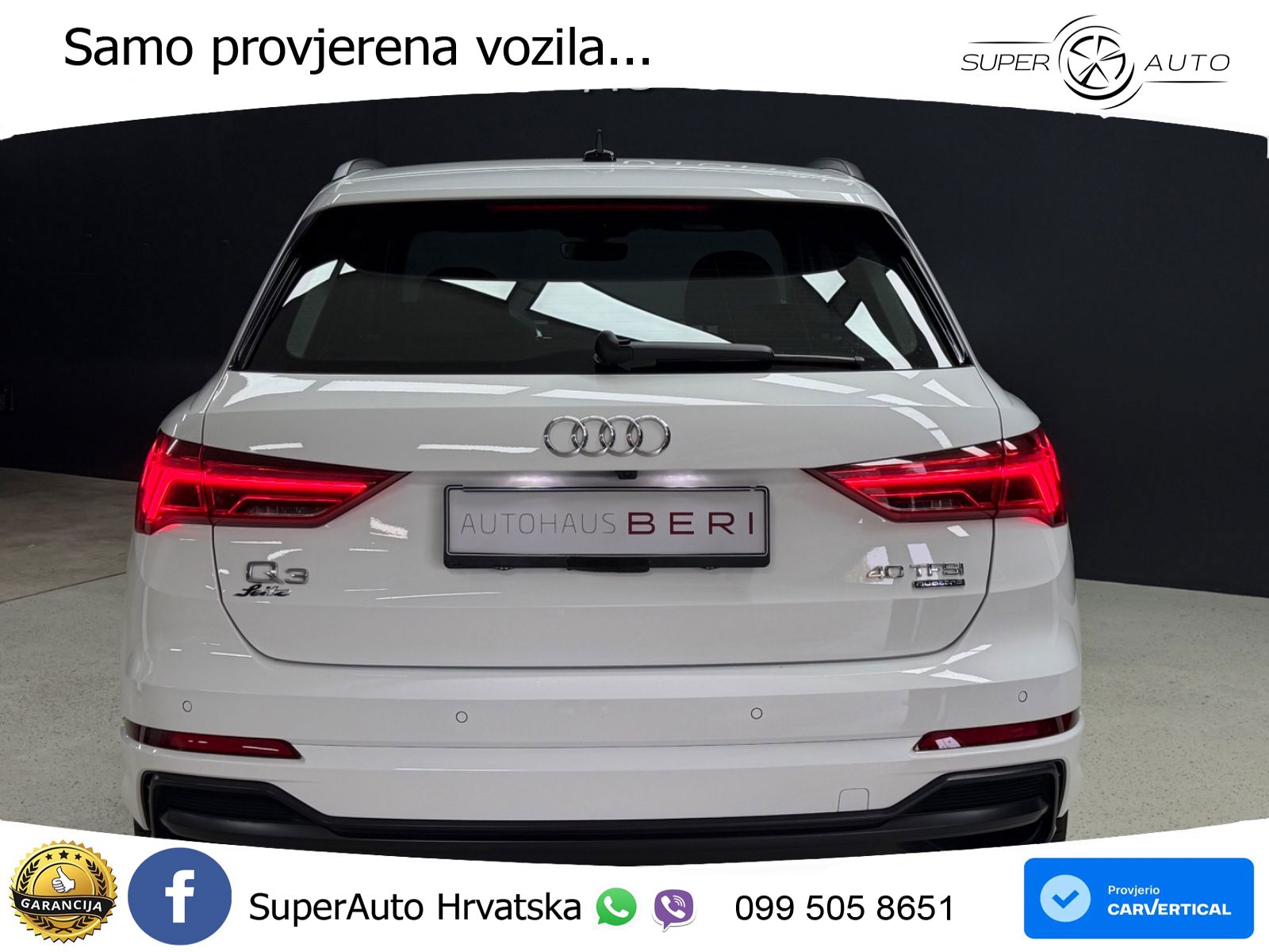 Audi Q3 40 TFSI (190 KS) quattro S tronic S line