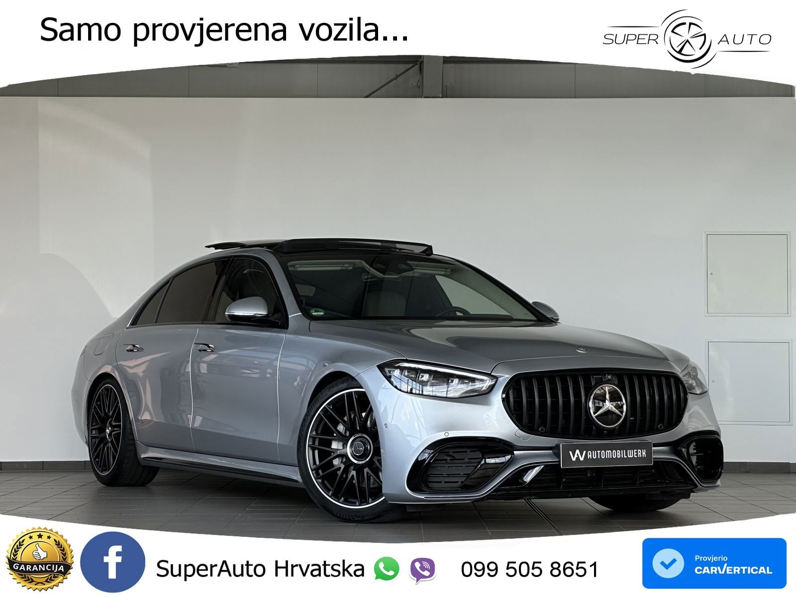 Mercedes S 350d (286 KS) 9G-TRONIC AMG ACC+HEAD+4xGR SJED+360+PANO