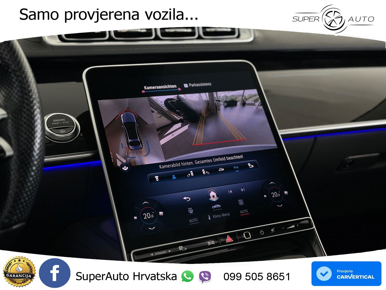 Mercedes S 350d (286 KS) 9G-TRONIC AMG ACC+HEAD+4xGR SJED+360+PANO