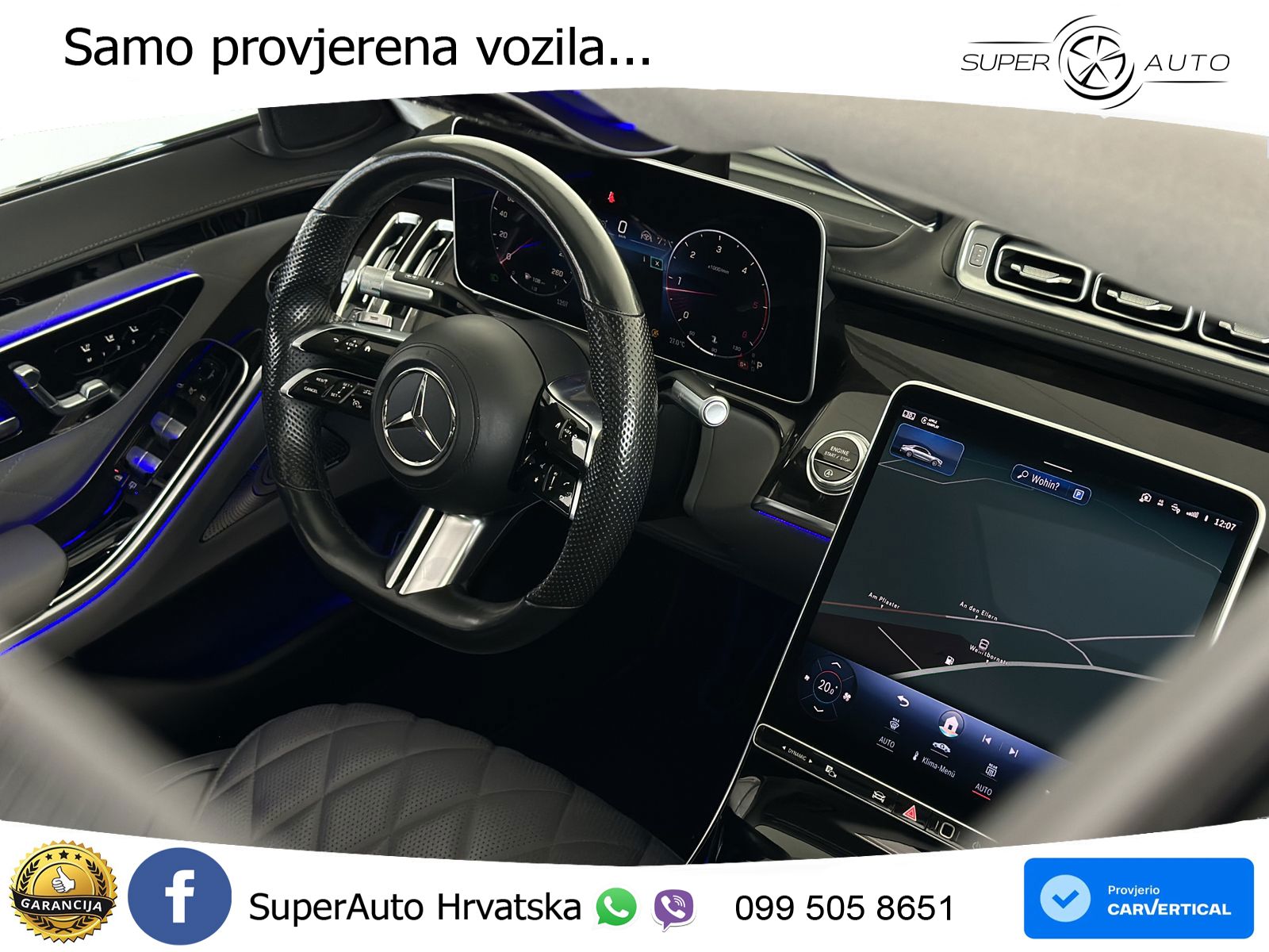 Mercedes S 350d (286 KS) 9G-TRONIC AMG ACC+HEAD+4xGR SJED+360+PANO