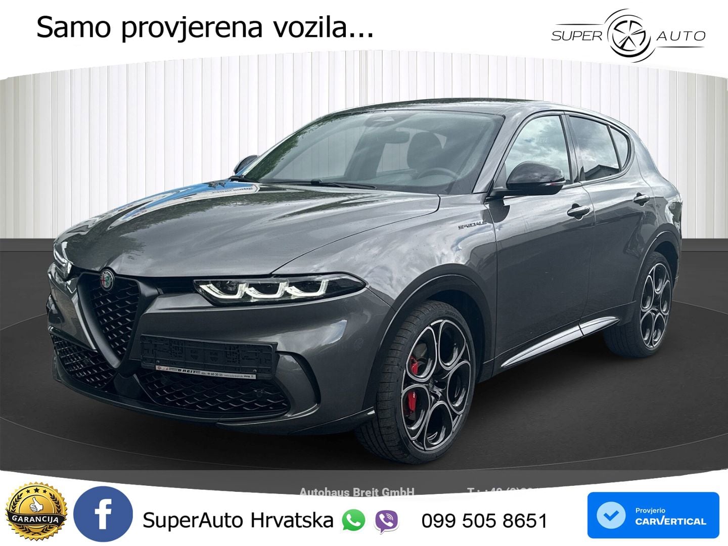 Alfa Romeo Tonale 1.5 VGT (160 KS) 48V-Hybrid TCT LED+GR SJED+ACC