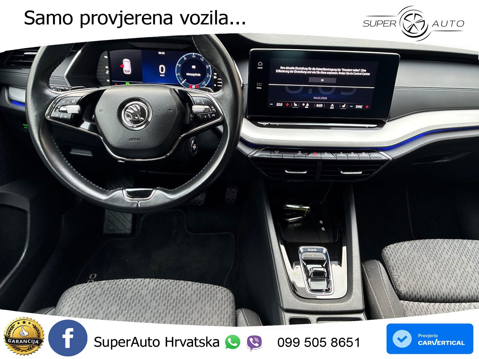 Škoda Octavia Combi 2.0 TDI (150 KS) 4x4 DSG