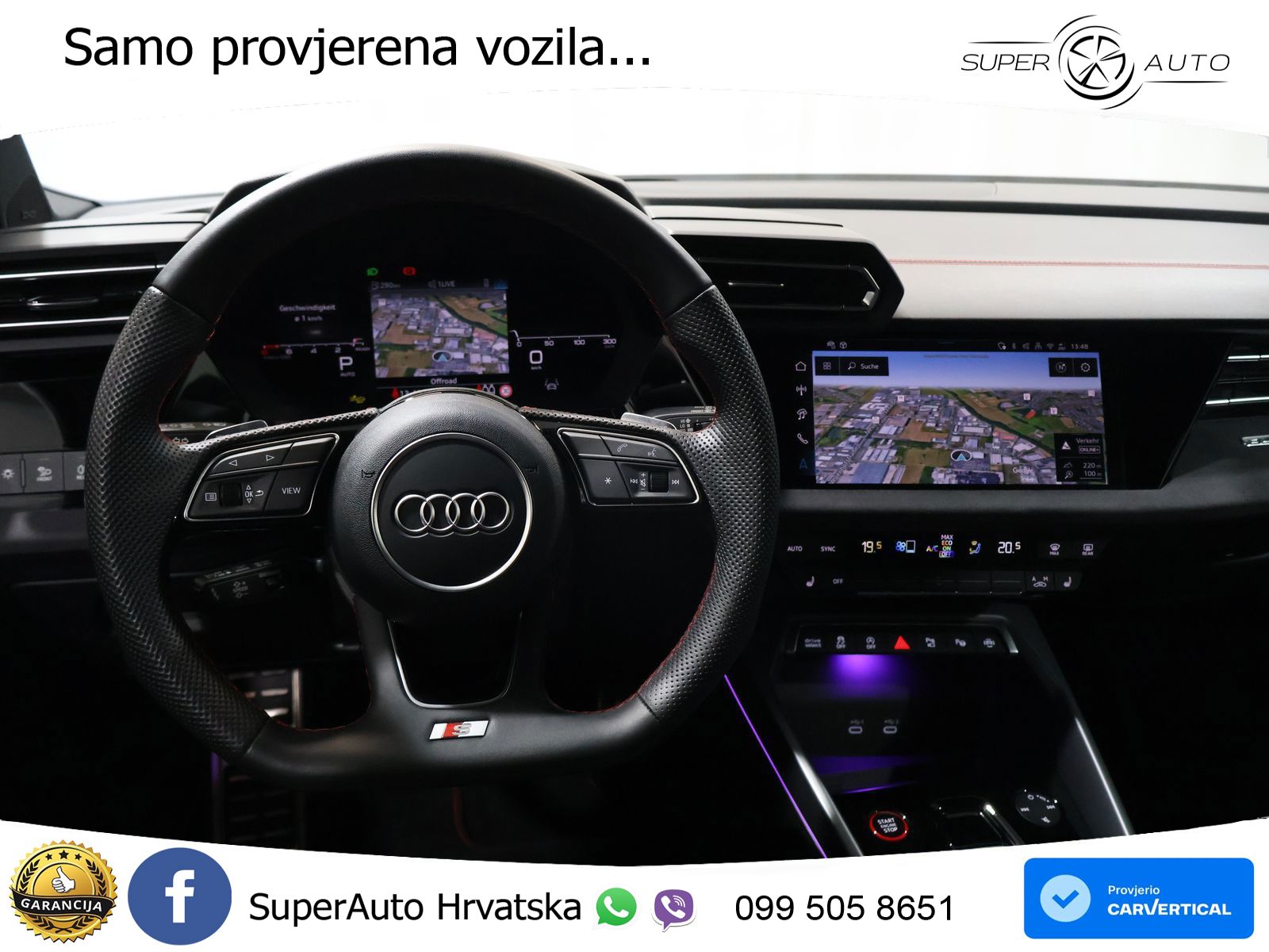 Audi S3 2.0 TFSI (333 KS) quattro S tronic MATRIX+GR SJED+KAM