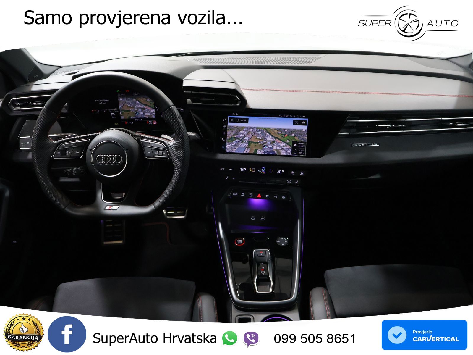 Audi S3 2.0 TFSI (333 KS) quattro S tronic MATRIX+GR SJED+KAM