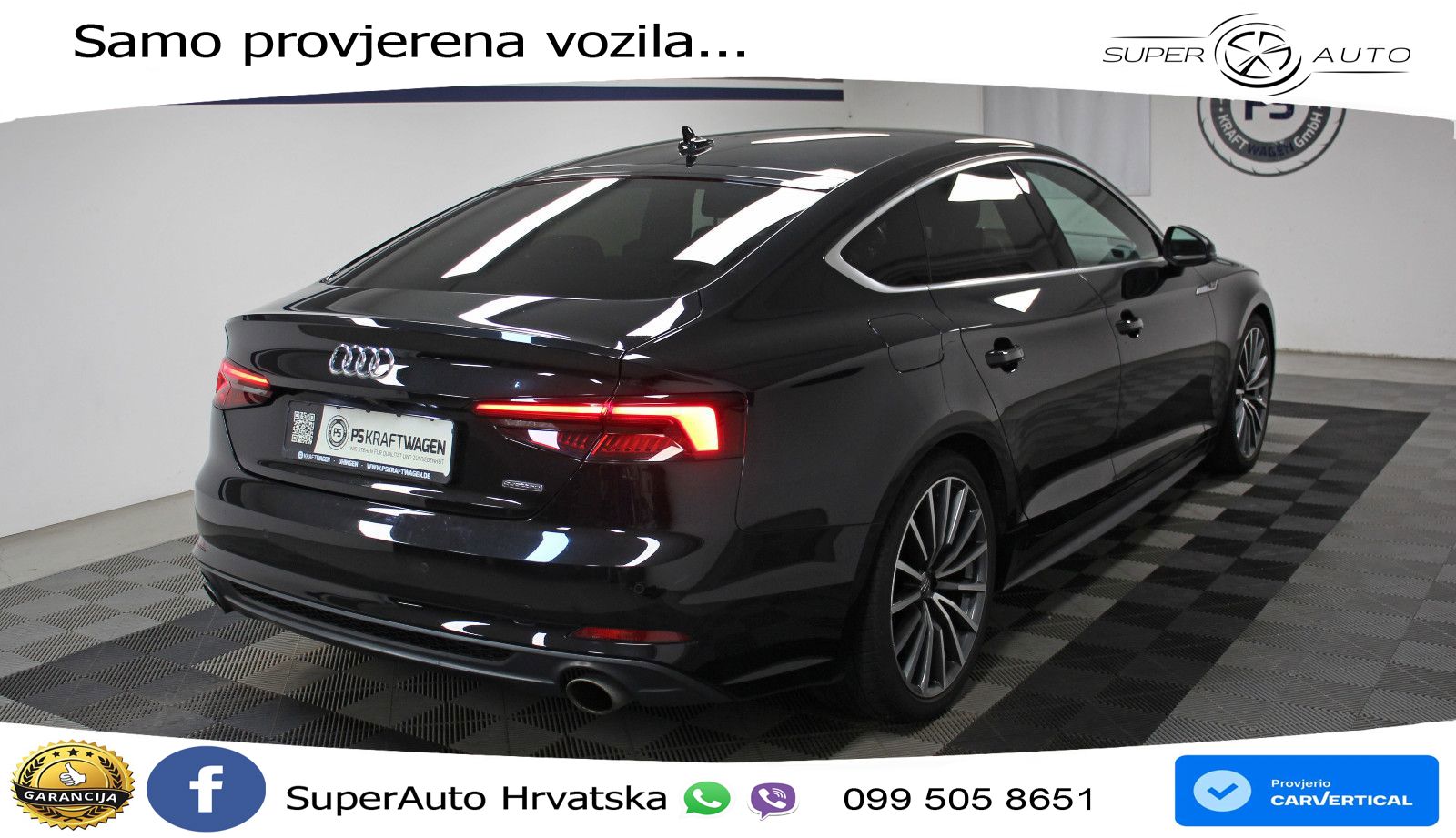 Audi A5 Sportback 45 TFSI (245 KS) quattro ultra S tronic S line MATRIX+GR SJED+KAM
