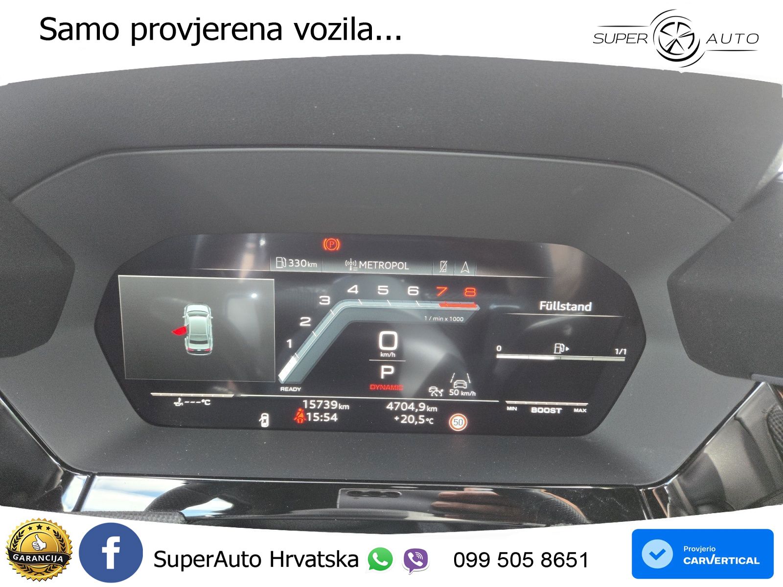 Audi S3 Limuzina 2.0 TFSI (333 KS) quattro S tronic LED+GR SJED+ACC