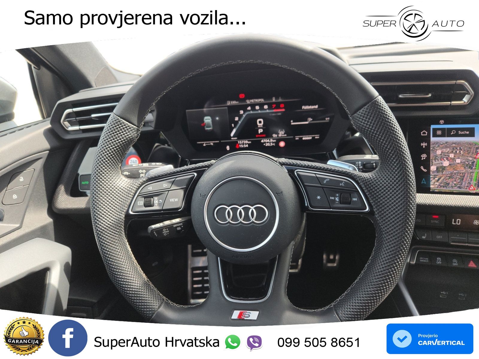 Audi S3 Limuzina 2.0 TFSI (333 KS) quattro S tronic LED+GR SJED+ACC
