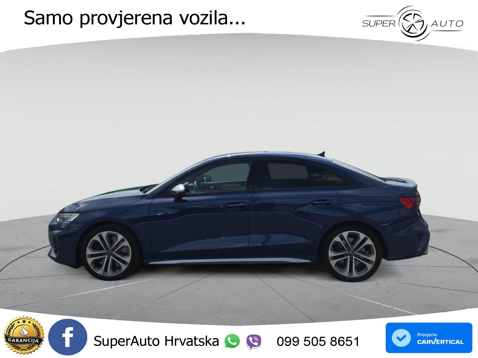 Audi S3 Limuzina 2.0 TFSI (333 KS) quattro S tronic LED+GR SJED+ACC