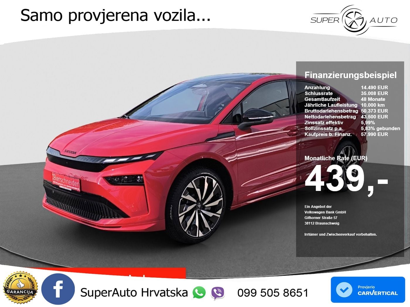Škoda Enyaq Coupe iV 85 82 kWh (286 KS) SportLine MATRIX+GR SJED+KAM