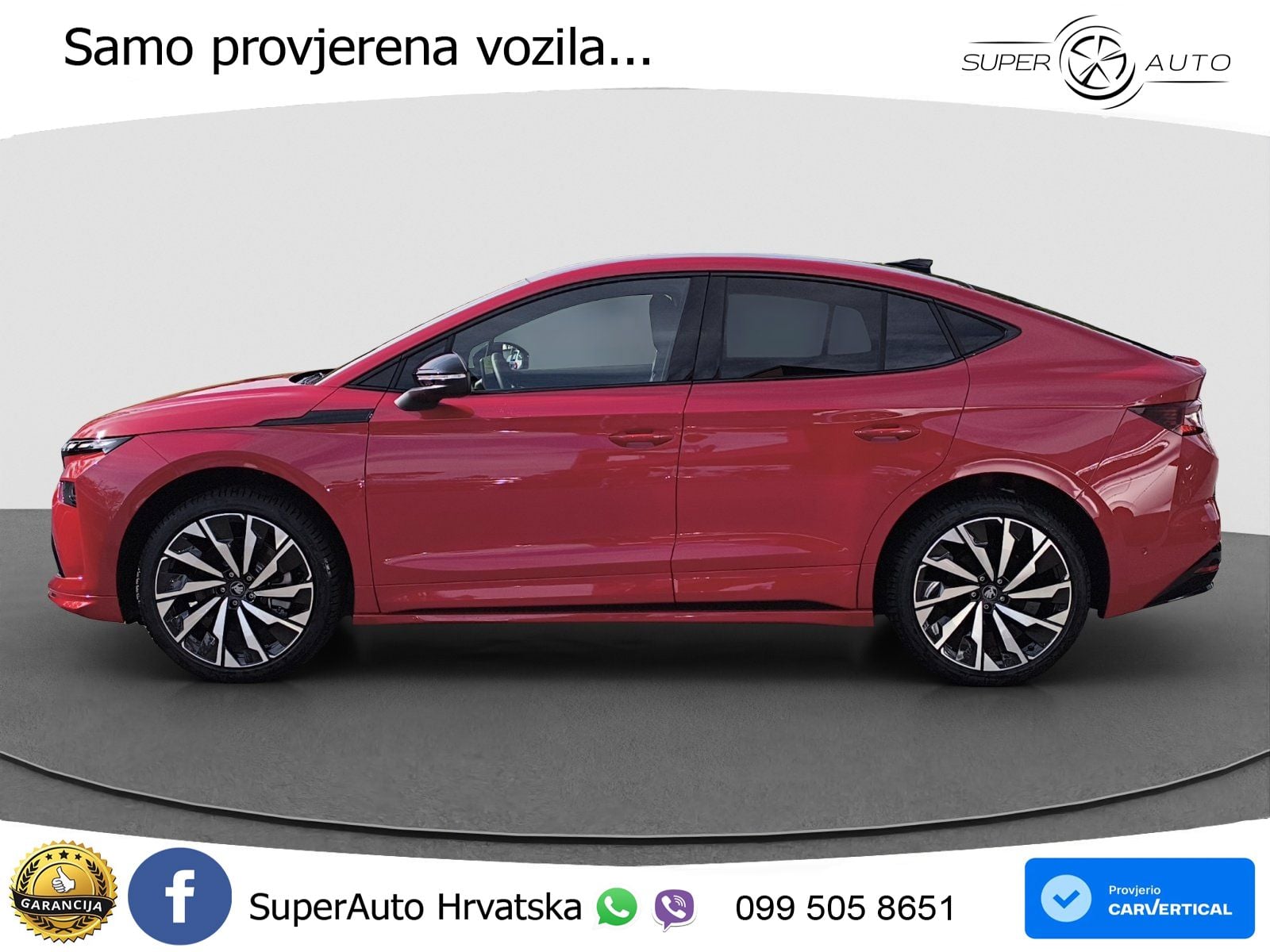 Škoda Enyaq Coupe iV 85 82 kWh (286 KS) SportLine MATRIX+GR SJED+KAM
