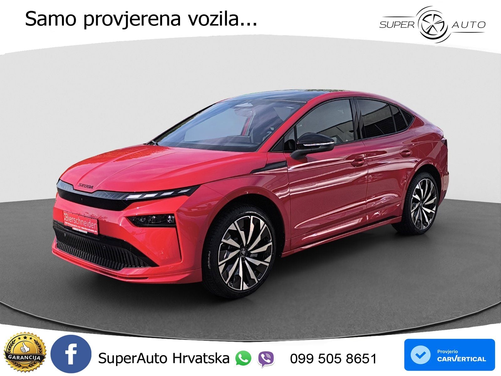 Škoda Enyaq Coupe iV 85 82 kWh (286 KS) SportLine MATRIX+GR SJED+KAM