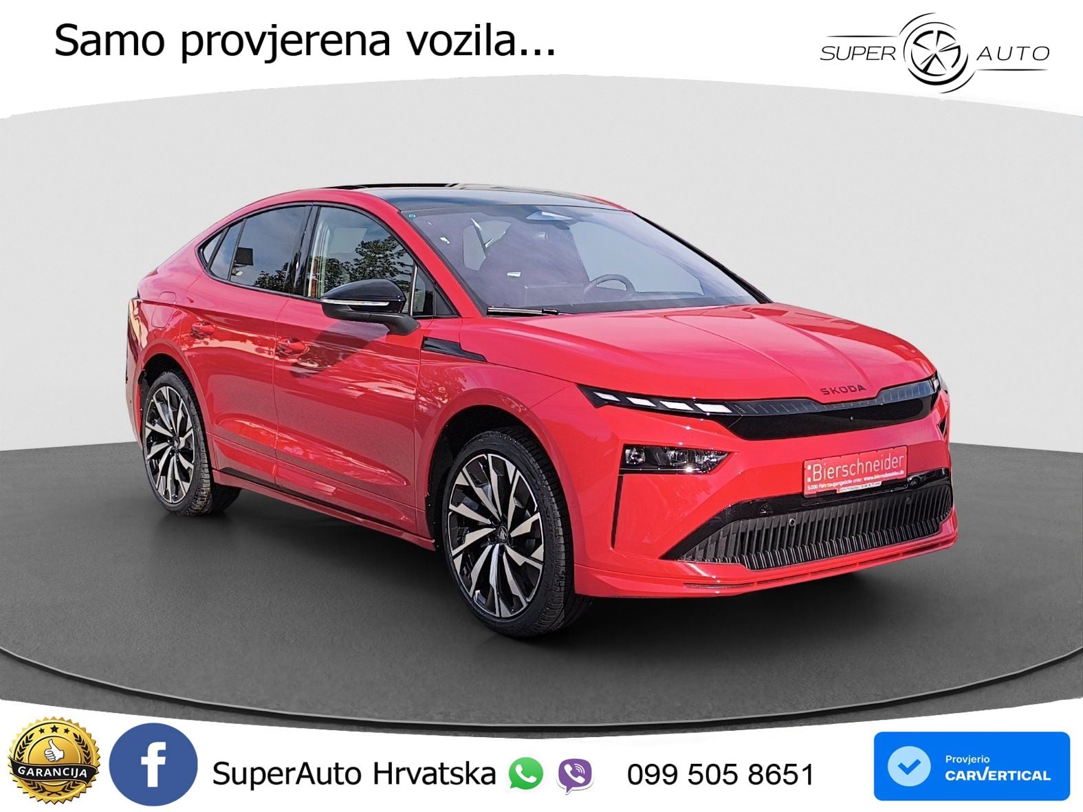 Škoda Enyaq Coupe iV 85 82 kWh (286 KS) SportLine MATRIX+GR SJED+KAM