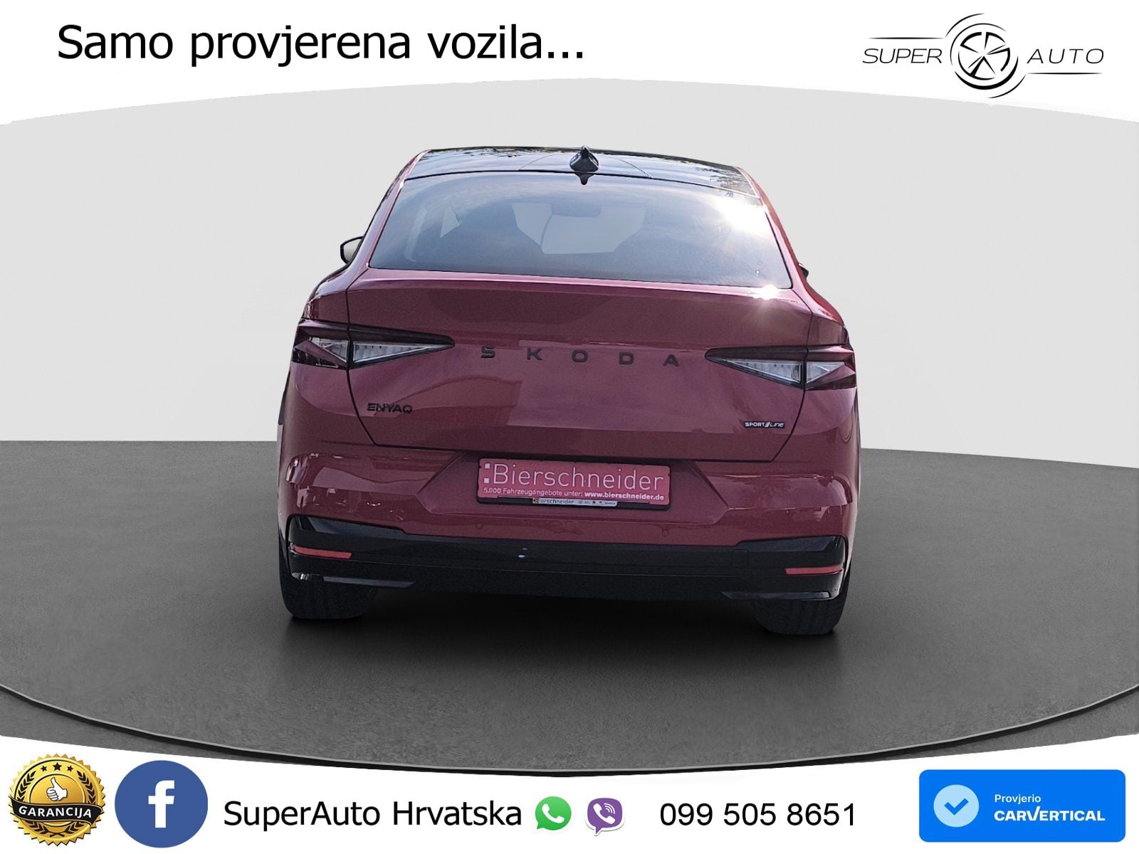 Škoda Enyaq Coupe iV 85 82 kWh (286 KS) SportLine MATRIX+GR SJED+KAM