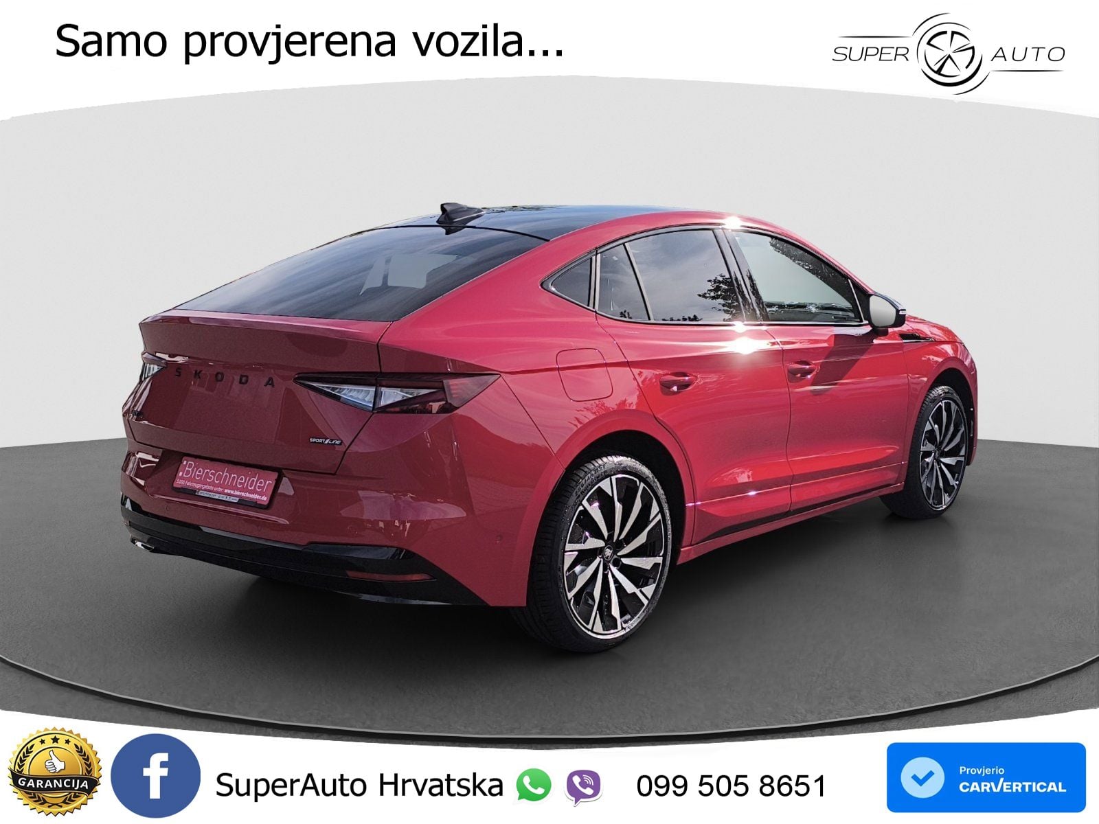 Škoda Enyaq Coupe iV 85 82 kWh (286 KS) SportLine MATRIX+GR SJED+KAM