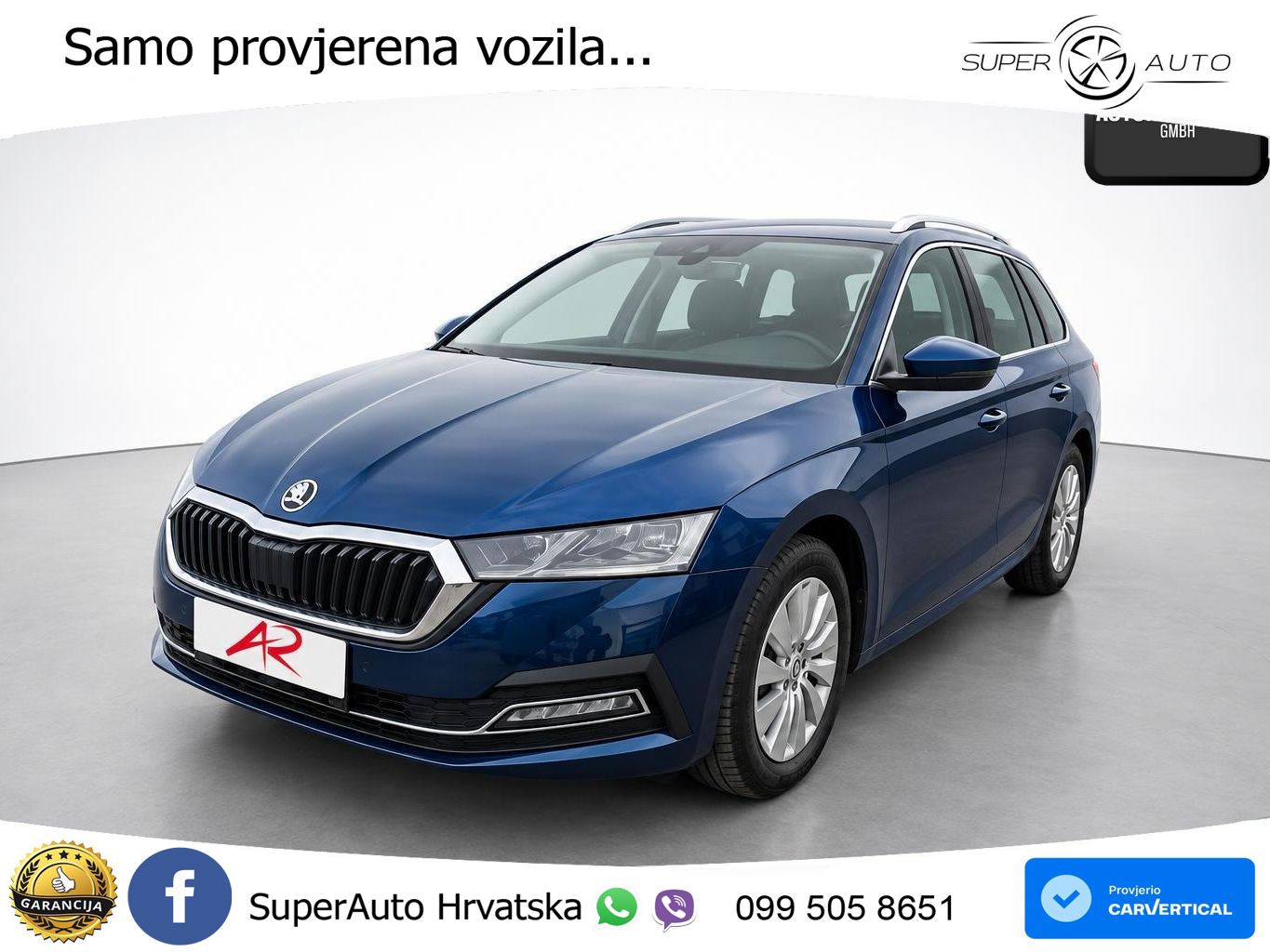 Škoda Octavia Combi 2.0 TDI (150 KS) DSG LED+GR SJED+ACC