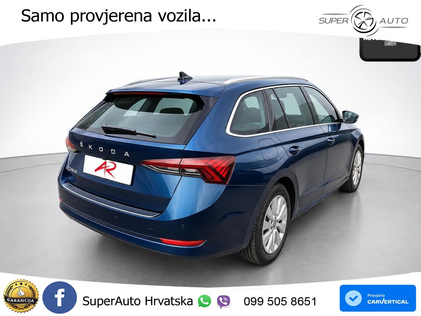Škoda Octavia Combi 2.0 TDI (150 KS) DSG LED+GR SJED+ACC