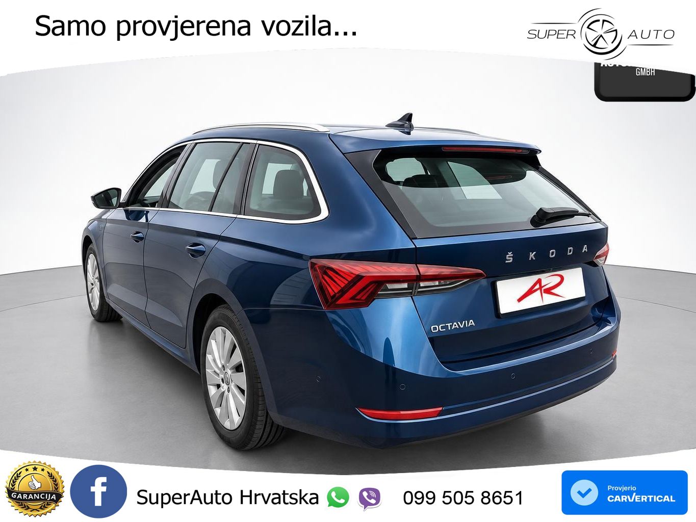 Škoda Octavia Combi 2.0 TDI (150 KS) DSG LED+GR SJED+ACC