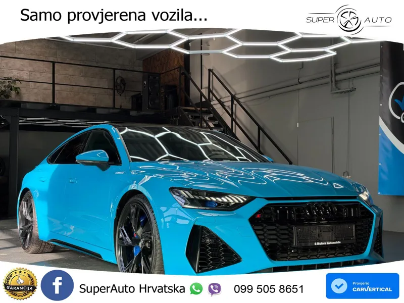 Audi RS7 4.0 TFSI V8 (600 KS) quattro tiptronic ACC+HEAD+GR SJED+360+PANO