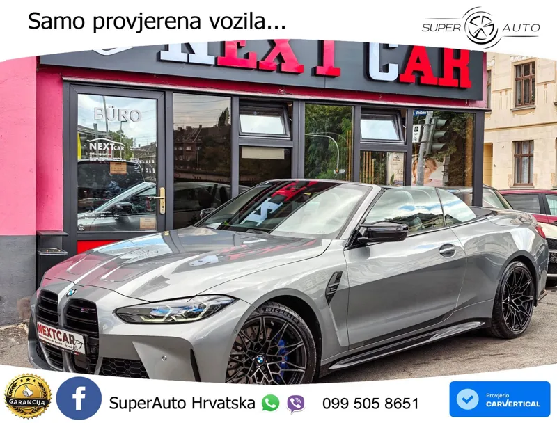 BMW M4 Convertible Competition 3.0 (510 KS) xDrive Steptronic LED+GR SJED+ACC
