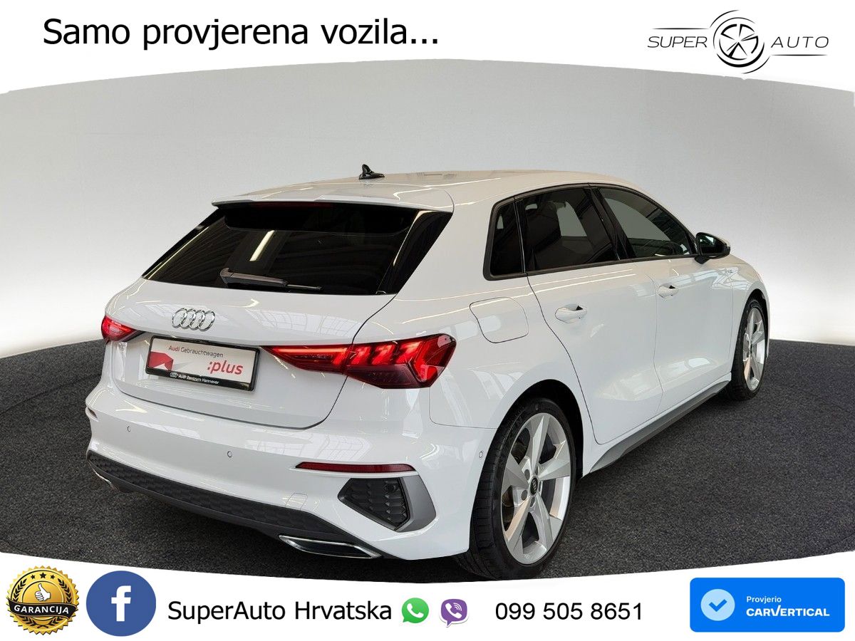 Audi A3 35 TFSI (150 KS) S tronic S line LED+GR SJED+ACC