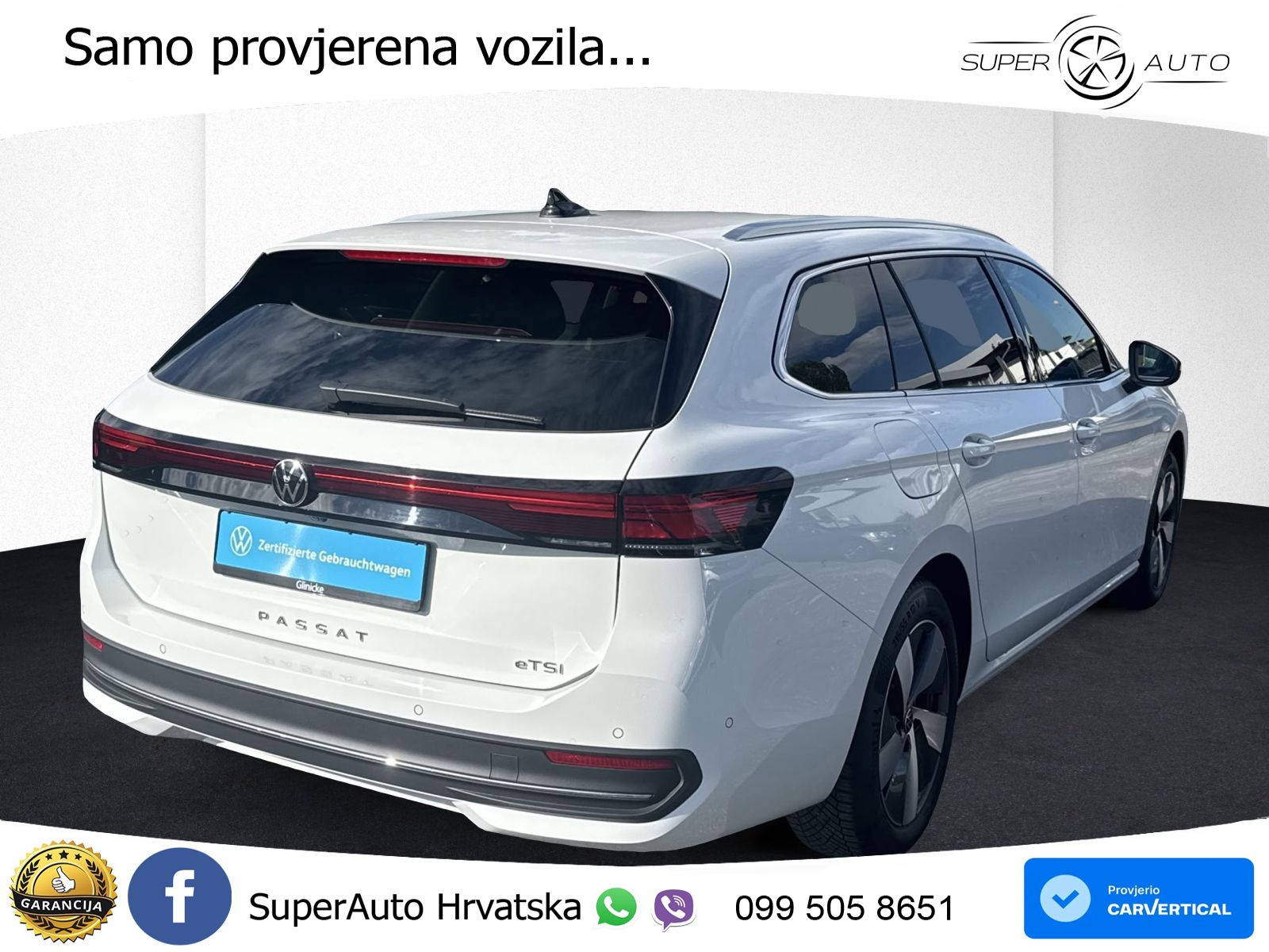 Volkswagen Passat Variant 1.5 eTSI (150 KS) DSG Business LED+GR SJED+ACC