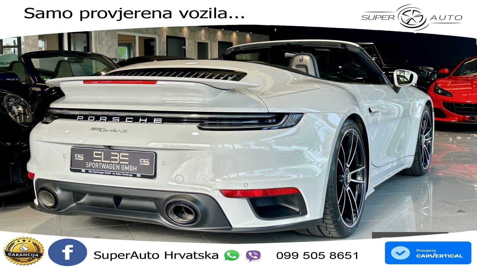 Porsche 911 Turbo S Cabriolet 3.8 (650 KS) PDK MATRIX+GR SJED+KAM