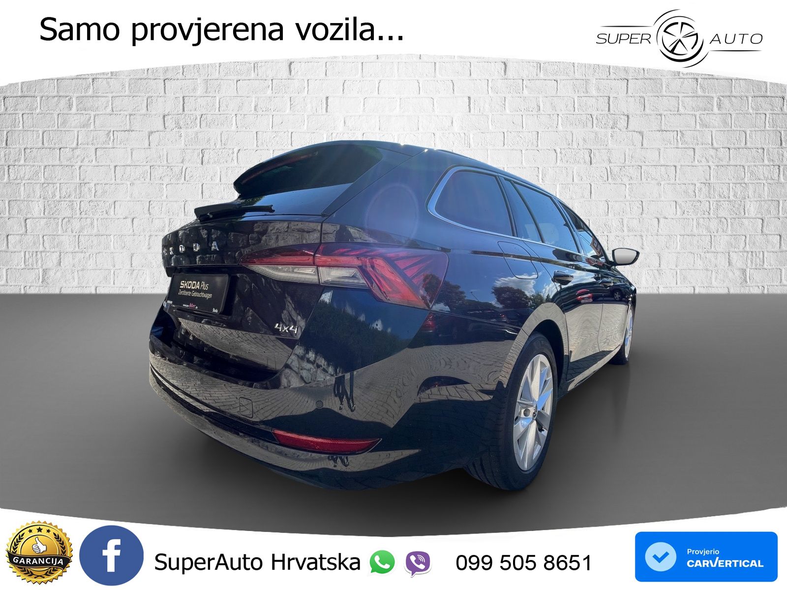 Škoda Octavia Combi 2.0 TDI (150 KS) 4x4 DSG LED+GR SJED+ACC