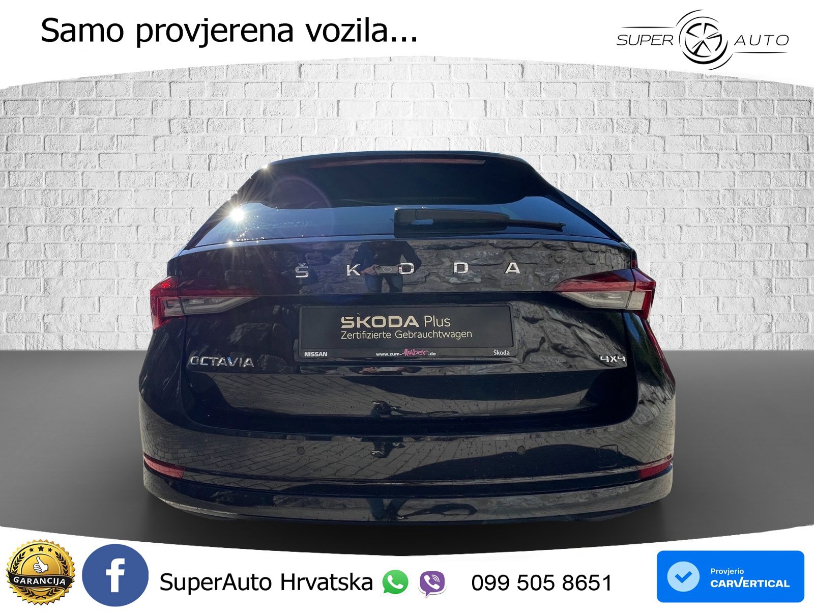 Škoda Octavia Combi 2.0 TDI (150 KS) 4x4 DSG LED+GR SJED+ACC