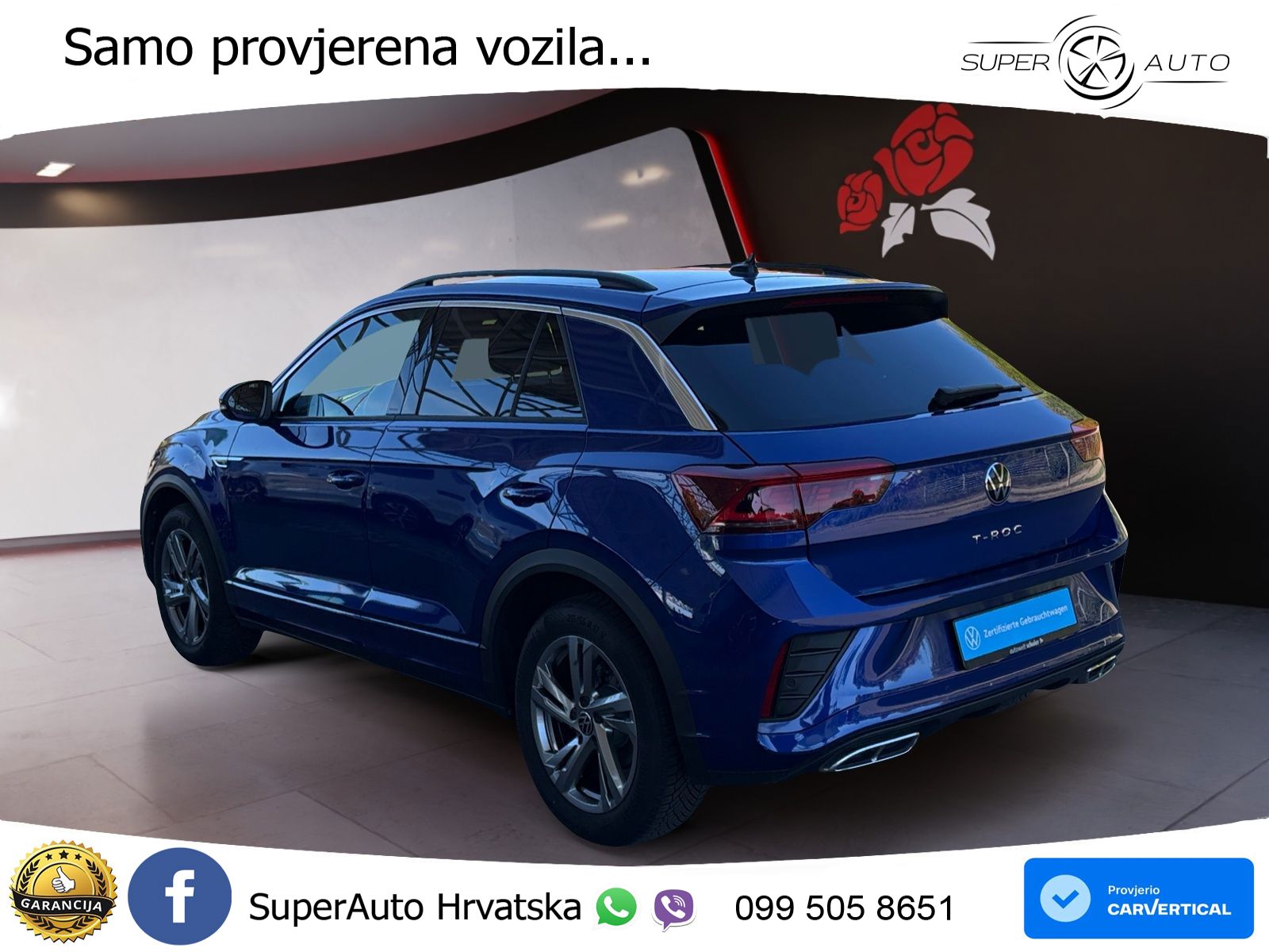 Volkswagen T-Roc 1.5 TSI (150 KS) DSG LED+GR SJED+ACC