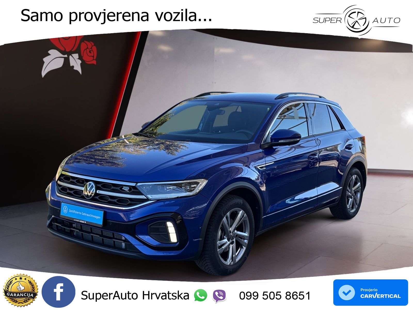 Volkswagen T-Roc 1.5 TSI (150 KS) DSG LED+GR SJED+ACC