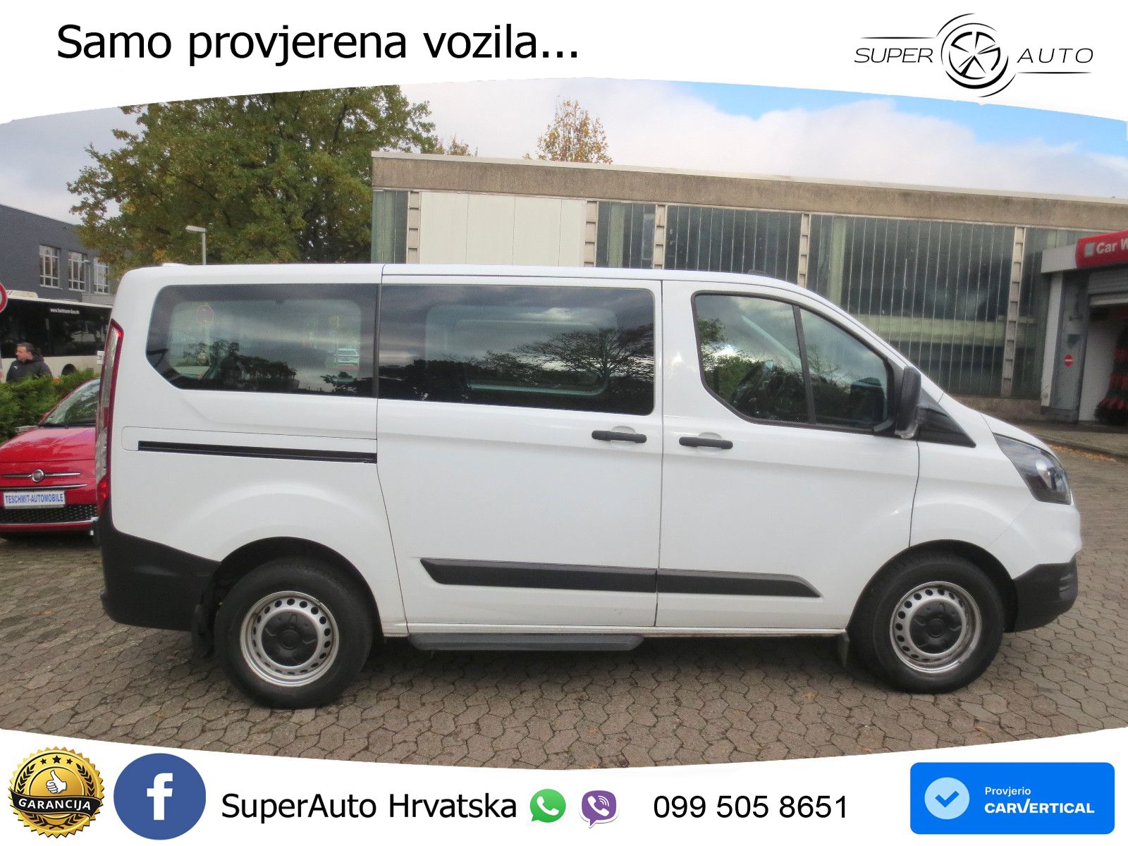 Ford Transit Custom Kombi 320 L1 Klima/9-Sitzer/1.Hd 105 KS
