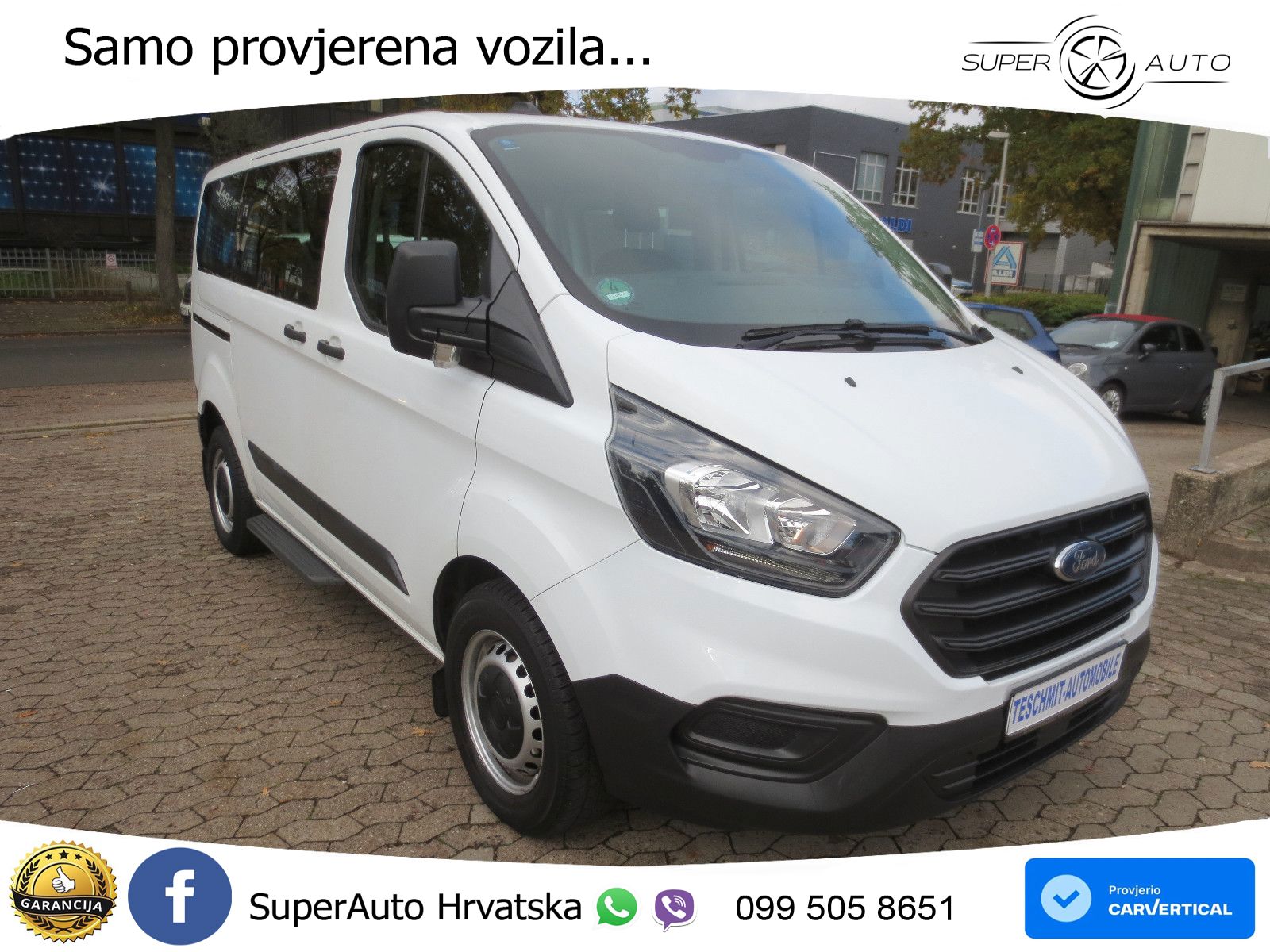 Ford Transit Custom Kombi 320 L1 Klima/9-Sitzer/1.Hd 105 KS