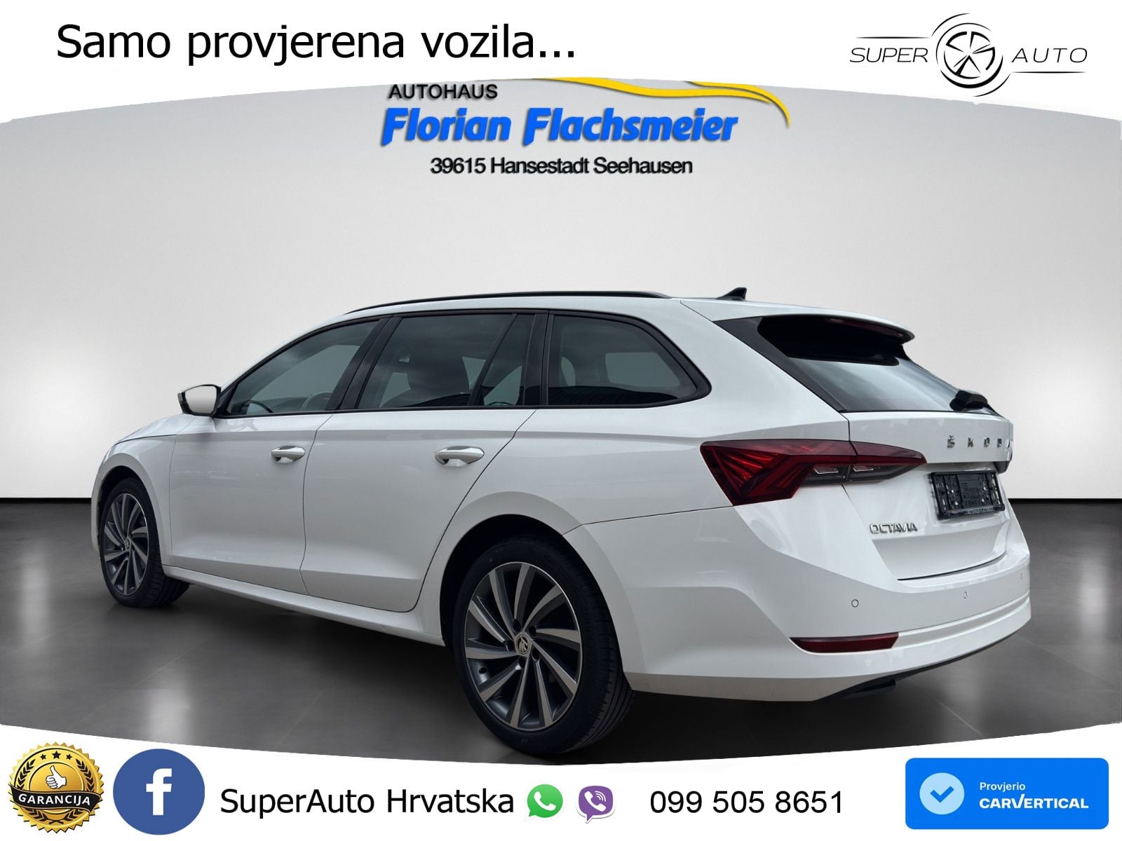 Škoda Octavia Combi 2.0 TDI (150 KS) DSG LED+GR SJED+ACC