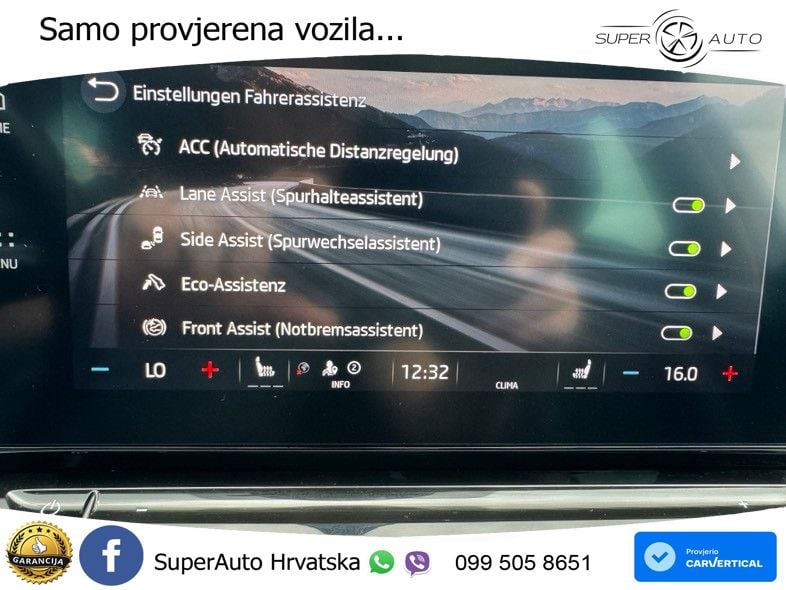 Škoda Octavia Combi 2.0 TDI (150 KS) DSG LED+GR SJED+ACC