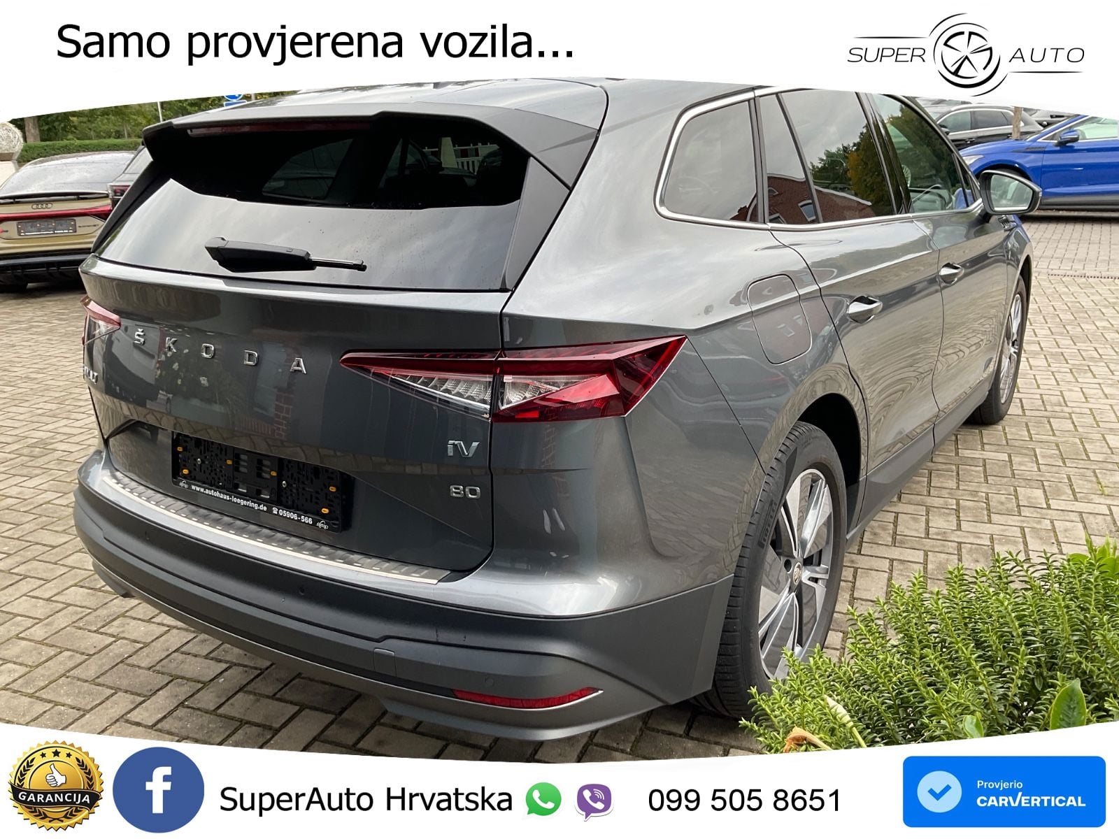 Škoda Enyaq iV 80 82 kWh (204 KS) LED+GR SJED+ACC