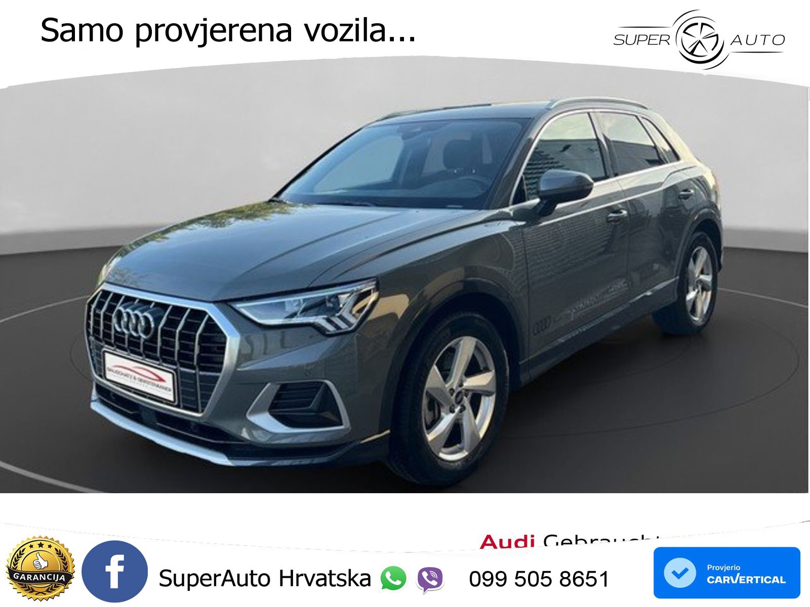 Audi Q3 40 TFSI (190 KS) quattro S tronic advanced LED+GR SJED+ACC