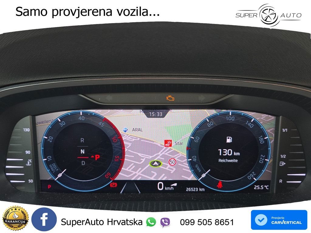 Škoda Octavia Combi 2.0 TDI (150 KS) DSG Selection LED+GR SJED+ACC