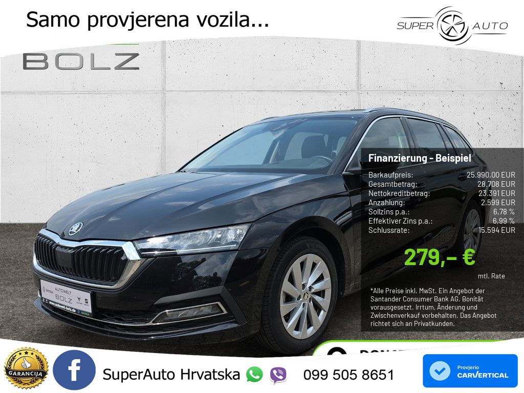 Škoda Octavia Combi 2.0 TDI (150 KS) DSG Selection LED+GR SJED+ACC