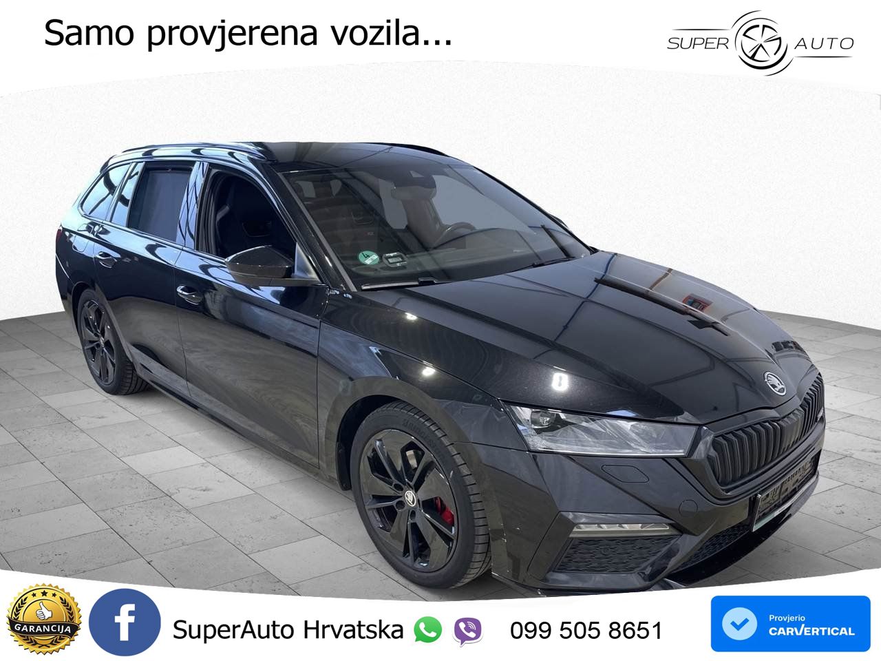 Škoda Octavia Combi RS 2.0 TDI (200 KS) DSG LED+GR SJED+ACC